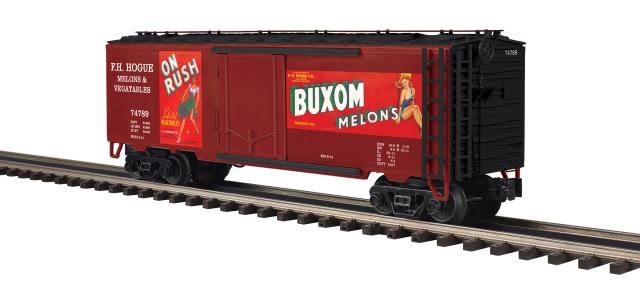 Pre- Order O Scale Premier F.H. Hogue Melons & Vegetables Operating Reefer Car Number: 74789, 74793