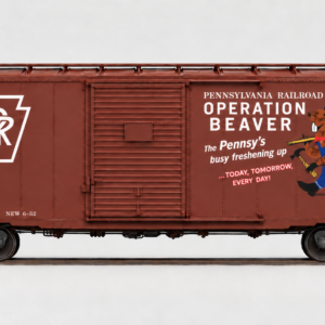 Pre-Order CCH Exclusive Custom Run2026 Premier O Scale 40’ AAR Box Car Pennsylvania "Operation Beaver"