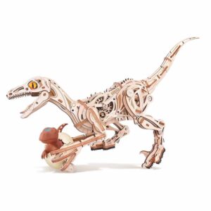 LD01 ROKR Velociraptor Mechanical 3D Wooden Puzzle