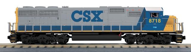 O Scale RailKing CSX SD60 Diesel Engine With Proto-Sound 3.0 #8718