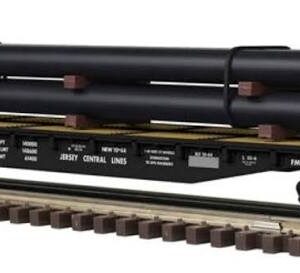 Atlas O Trainman 52' 6" FLAT CAR W/LOAD Central Railroad of New Jersey
