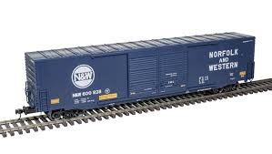 Atlas Master O ACF 60' Singel Door Auto Parts Box Car Norfolk and Western