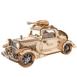 Rolife 3D Wooden Puzzle DIY Vintage Car Model TG504 for Gift