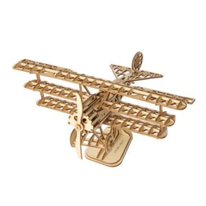 Rolife 3D Wooden Puzzle DIY Craft Airplane Model TG301 Gift