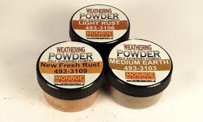 Monroe Weathering Powder Set Rust and Dust #2911