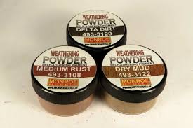Monroe Weathering Powder Set Dirt & Rust #2914