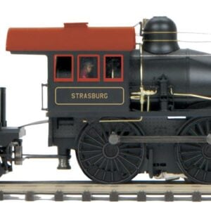 O Scale Premier Strasburg 4-4-0 American Steam Engine w/Proto-Sound 3.0 (70” Hi-Rail Wheels)