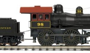 O Scale Premier Wilmington & Western 4-4-0 American Steam Engine w/Proto-Sound 3.0 (70” Hi-Rail Wheels)