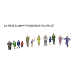 12 piece set of Station Platform Passengers